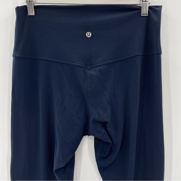 Lululemon Align Pant Il 25" in True Navy Sporty Activewear Gym Leggings Size 10 - Picture 6 of 13